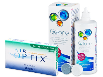 Air Optix for Astigmatism (6 lenti) + soluzione Gelone 360 ml - Precedente e nuovo design