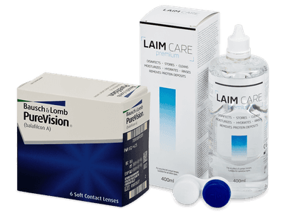 PureVision (6 lenti) + soluzione Laim Care 400 ml