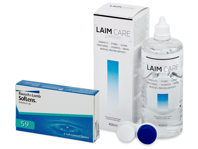 SofLens 59 (6 lenti) + soluzione Laim-Care 400 ml - Package deal