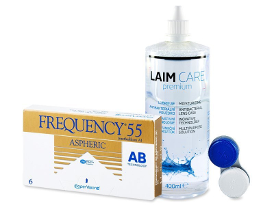 Frequency 55 Aspheric (6 lenti) + soluzione Laim-Care 400 ml
