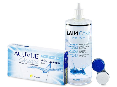 Acuvue Oasys for Astigmatism (6 lenti) + soluzione Laim-Care 400 ml