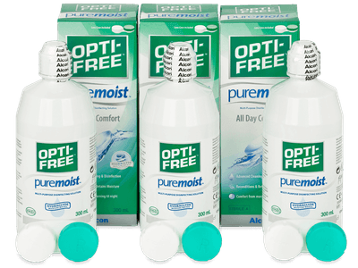 Soluzione OPTI-FREE PureMoist 3 x 300 ml - Economy 3-pack - solution