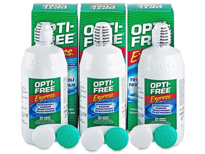 Soluzione OPTI-FREE Express 3 x 355 ml - Precedente e nuovo design