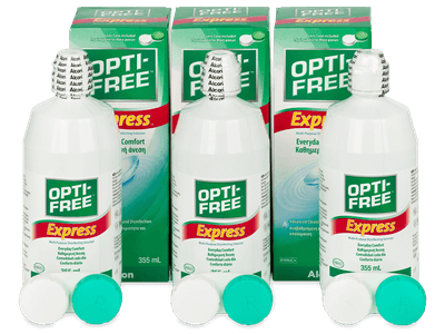 Soluzione OPTI-FREE Express 3 x 355 ml - Economy 3-pack - solution