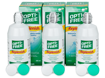 Soluzione OPTI-FREE RepleniSH 3 x 300ml  - Economy 3-pack - solution