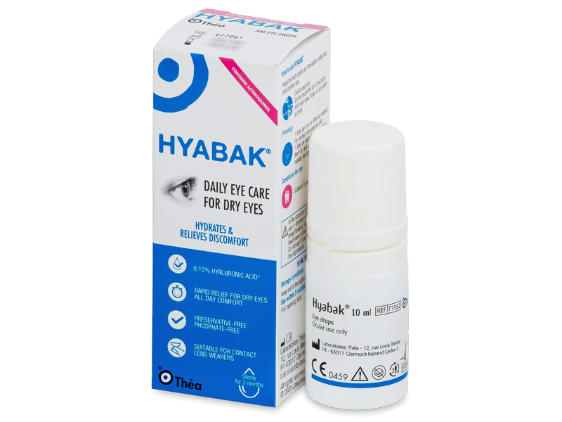 Gocce oculari Hyabak 0.15% 10 ml  - Collirio