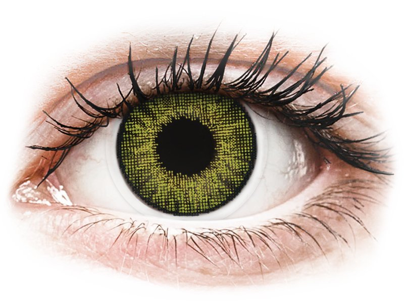 Air Optix Colors - Gemstone Green - correttive (2 lenti) - Lenti a contatto colorate