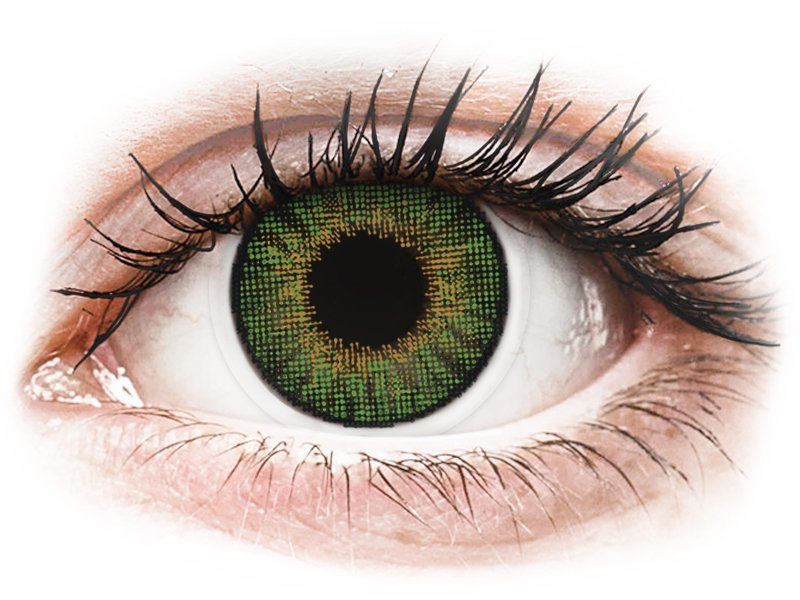 Air Optix Colors - Green - non correttive (2 lenti) - Lenti a contatto colorate