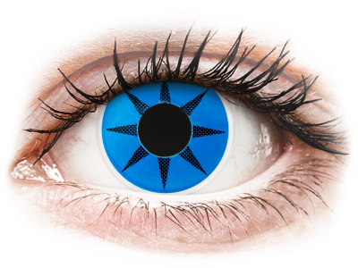 ColourVUE Crazy Lens - Blue Star - non correttive (2 lenti)