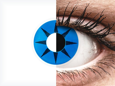 ColourVUE Crazy Lens - Blue Star - non correttive (2 lenti)