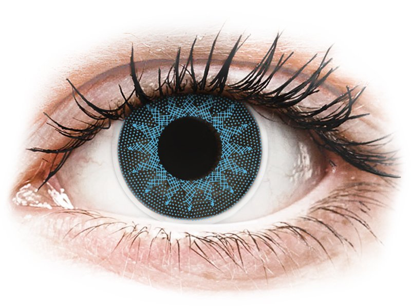 ColourVUE Crazy Lens - Solar Blue - non correttive (2 lenti) - Lenti a contatto colorate