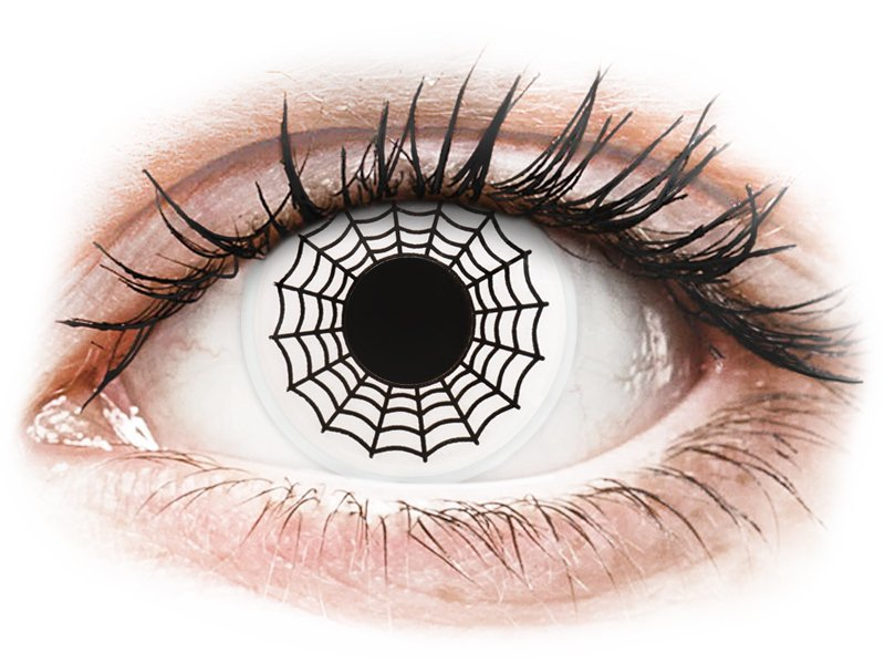 ColourVUE Crazy Lens - Spider - non correttive (2 lenti) - Lenti a contatto colorate