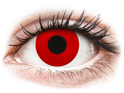 ColourVUE Crazy Lens - Red Devil - correttive (2 lenti) - Lenti a contatto colorate