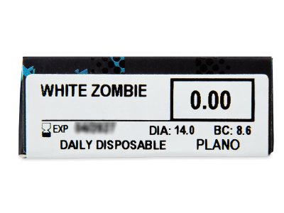 ColourVUE Crazy Lens - White Zombie - giornaliere non correttive (2 lenti) - Caratteristiche generali
