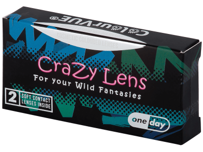 ColourVUE Crazy Lens - White Zombie - giornaliere non correttive (2 lenti) - Lenti a contatto colorate