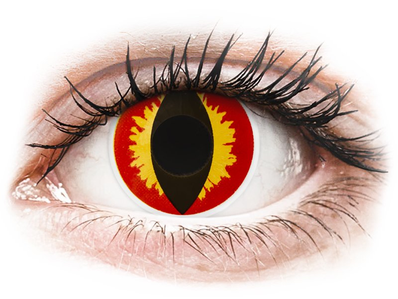 ColourVUE Crazy Lens - Dragon Eyes - giornaliere non correttive (2 lenti) - Lenti a contatto colorate