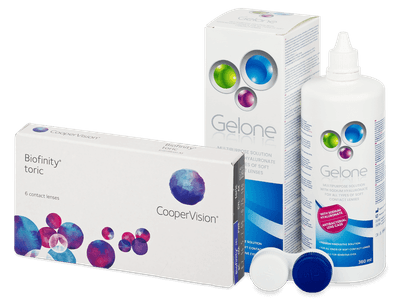 Biofinity Toric (6 lenti) + soluzione Gelone 360 ml