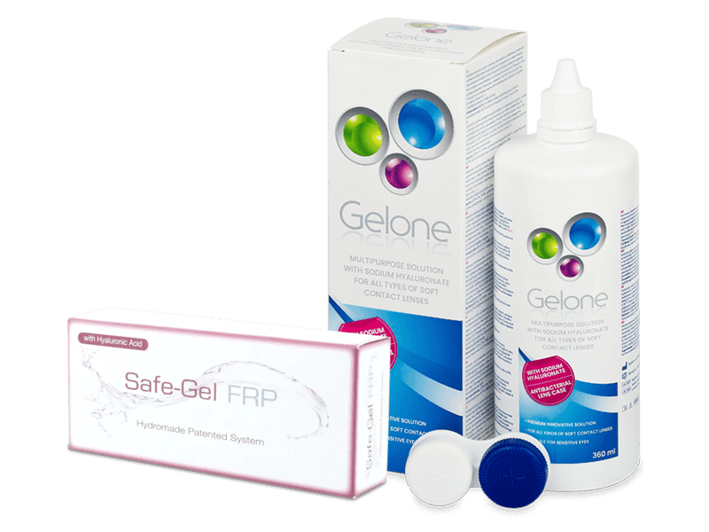 Safe-Gel FRP (6 lenti) + soluzione Gelone 360 ml - Package deal