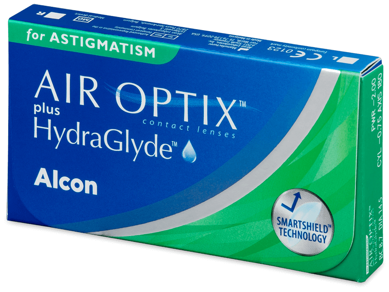 Air Optix plus HydraGlyde for Astigmatism (3 lenti) - Lenti a contatto mensili