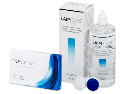 TopVue Air (6 lenti) + soluzione Laim-Care 400 ml