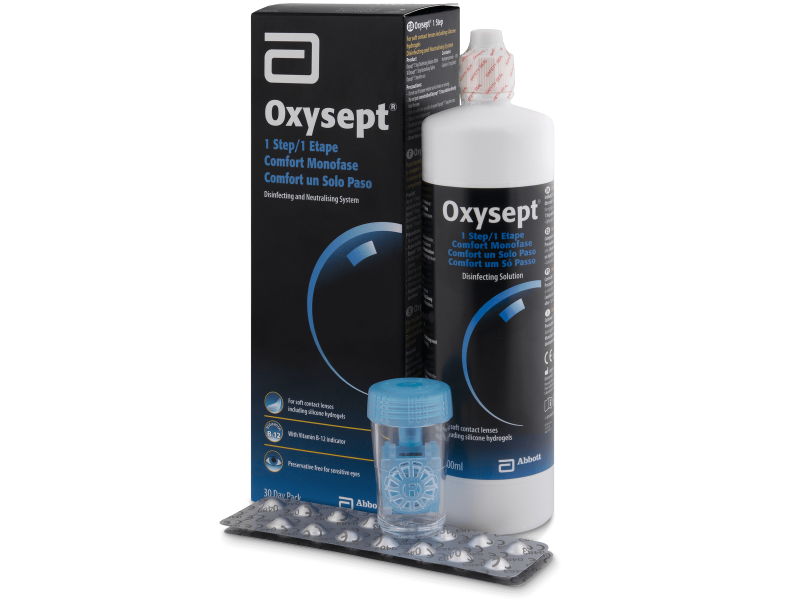 Soluzione Oxysept 1 Step 300 ml + 30 tab  - Soluzione unica