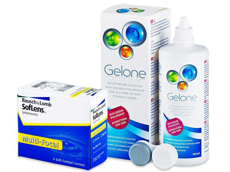 SofLens Multi-Focal (6 lenti) + soluzione Gelone 360 ml - Package deal