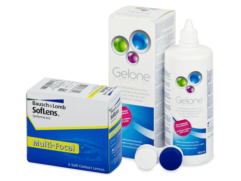 SofLens Multi-Focal (6 lenti) + soluzione Gelone 360 ml - Package deal