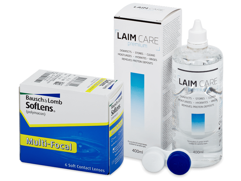 SofLens Multi-Focal (6 lenti) + soluzione Laim-Care 400 ml - Package deal