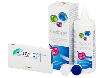 Acuvue 2 (6 lenti) + soluzione Gelone 360 ml