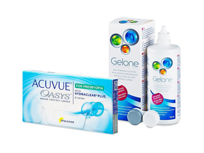 Acuvue Oasys for Presbyopia (6 lenti) + soluzione Gelone 360 ml