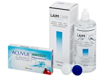 Acuvue Oasys for Presbyopia (6 lenti) + soluzione Laim-Care 400 ml