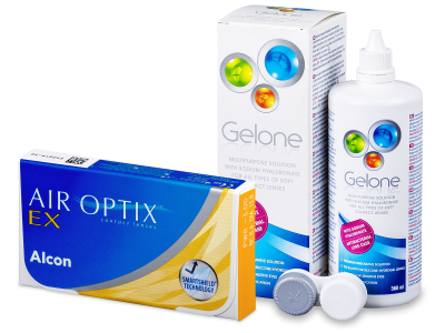 Air Optix EX (3 lenti) + soluzione Gelone 360 ml