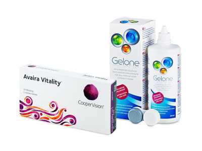 Avaira Vitality (3 lenti) + soluzione Gelone 360 ml