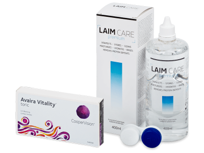 Avaira Vitality Toric (6 lenti) + soluzione Laim-Care 400 ml