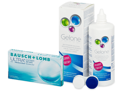 Bausch + Lomb ULTRA (6 lenti) + soluzione Gelone 360 ml