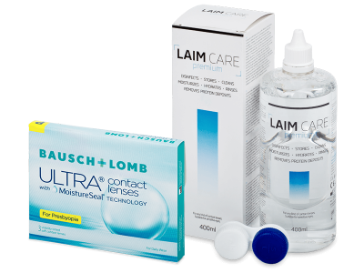 Bausch + Lomb ULTRA for Presbyopia (3 lenti) + soluzione Laim-Care 400 ml