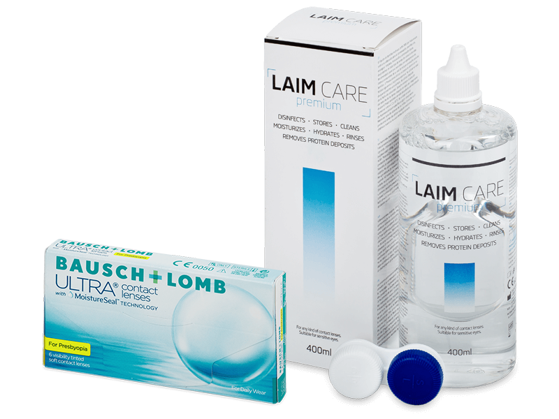Bausch + Lomb ULTRA for Presbyopia (6 lenti) + soluzione Laim-Care 400 ml - Package deal