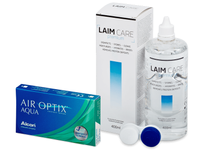 Air Optix Aqua (6 lenti) + soluzione Laim-Care 400 ml