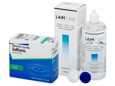 SofLens 38 (6 lenti) + soluzione Laim-Care 400 ml - Precedente e nuovo design