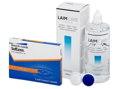 SofLens Toric (3 lenti) + soluzione Laim-Care 400 ml - Package deal