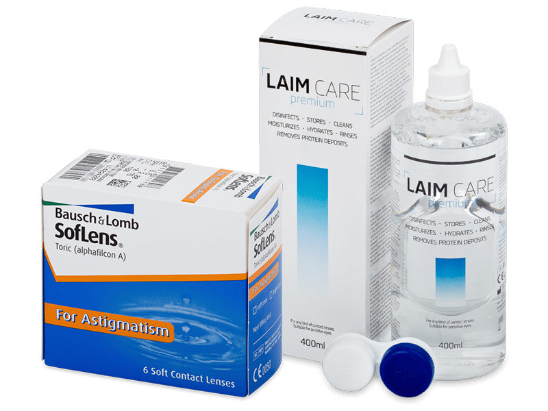 SofLens Toric (6 lenti) + soluzione Laim-Care 400 ml - Package deal