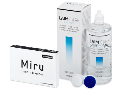 Miru 1 Month Menicon Multifocal (6 lenti) + soluzione Laim-Care 400 ml