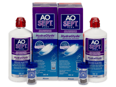 Soluzione AO SEPT PLUS HydraGlyde 2x 360 ml - Questo prodotto è disponibile anche in questo formato