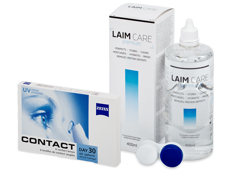 Zeiss Contact Day 30 Air (6 lenti) + soluzione Laim-Care 400 ml - Package deal
