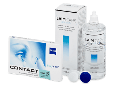 Carl Zeiss Contact Day 30 Compatic (6 lenti) + soluzione Laim-Care 400 ml - Package deal
