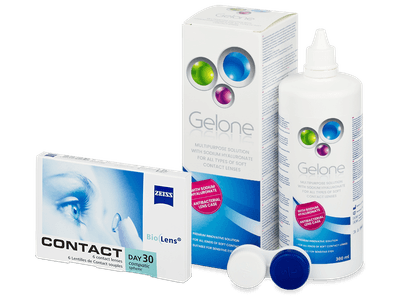 Carl Zeiss Contact Day 30 Compatic (6 lenti) + soluzione Gelone 360 ml