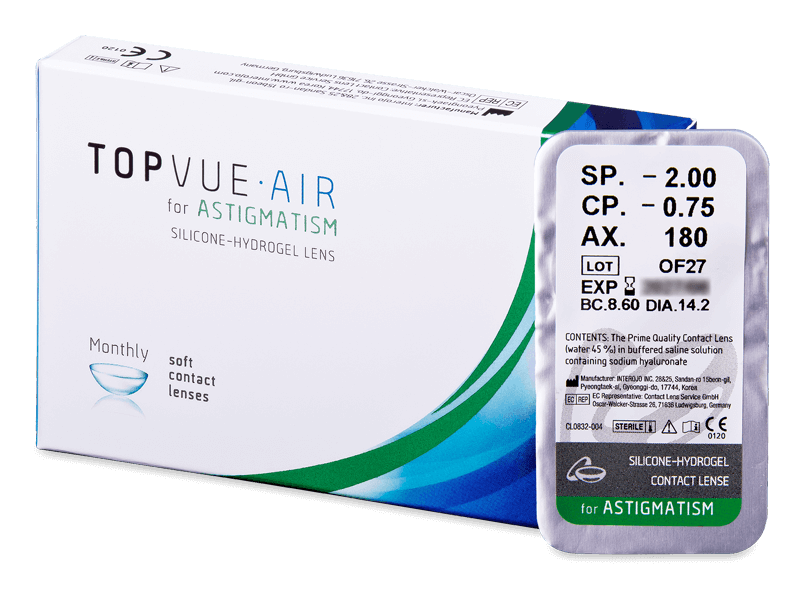 TopVue Air for Astigmatism (1 lente) - Lenti a contatto toriche