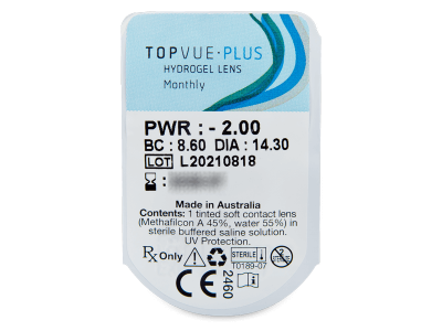 TopVue Plus (6 lenti) - Blister della lente