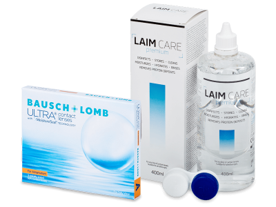 Bausch + Lomb ULTRA for Astigmatism (3 lenti) + soluzione Laim-Care 400 ml