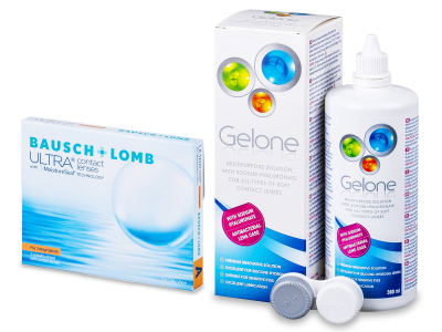 Bausch + Lomb ULTRA for Astigmatism (3 lenti) + soluzione Gelone 360 ml
